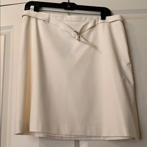 Cream stretch skirt Limited. Size 12 w/ tags!